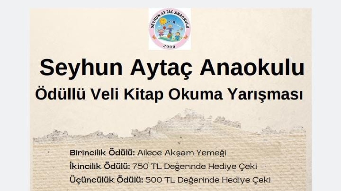 Okulumuzda Ailemle Eğitim Yolculuğum Projesi Kapsamında Ödüllü Veli Kitap Okuma Yarışması Düzenlendi.